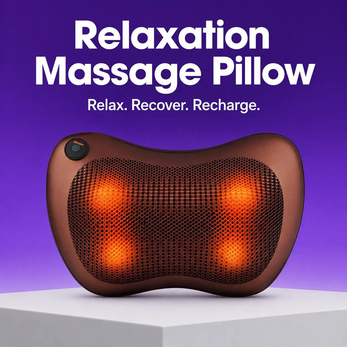 BLINKADDA™ Relaxation Massage Pillow | Shiatsu Neck & Back Massager