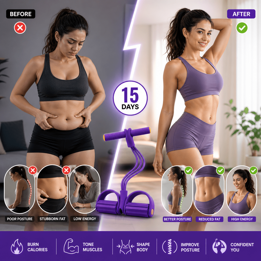 FlexBand 360 - Unisex Yoga Pedal Puller Resistance Band