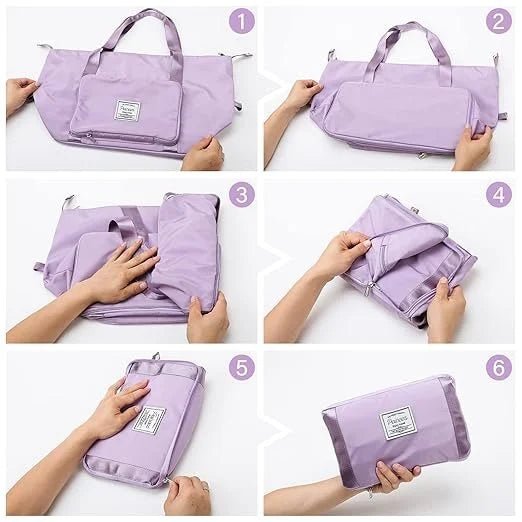 BLINKADDA™ Waterproof Foldable Travel Duffel Bag with Pocket (Multi Color)
