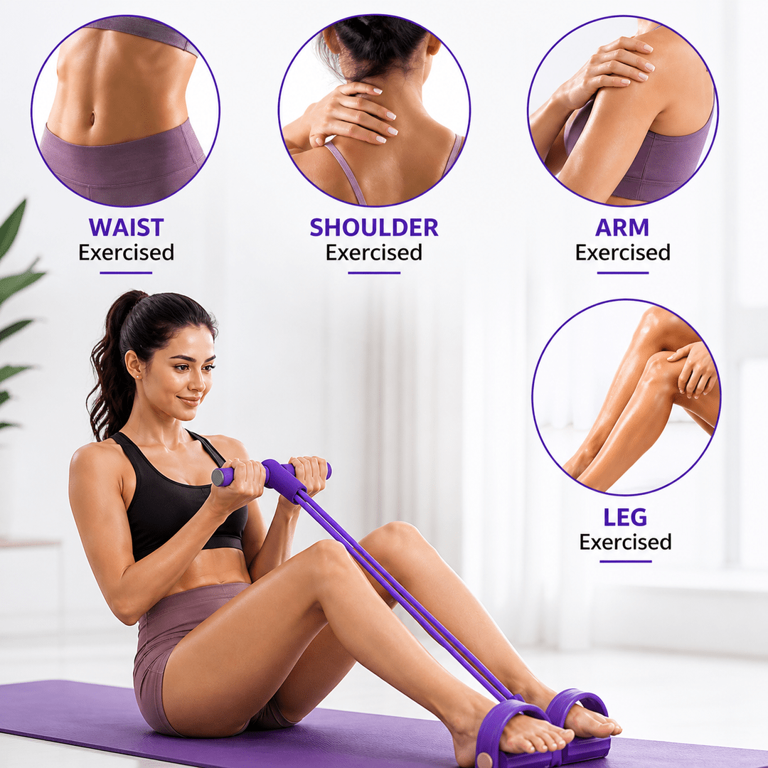 FlexBand 360 - Unisex Yoga Pedal Puller Resistance Band