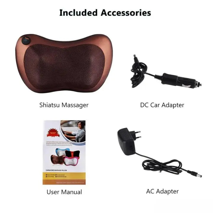 BLINKADDA™ Relaxation Massage Pillow | Shiatsu Neck & Back Massager