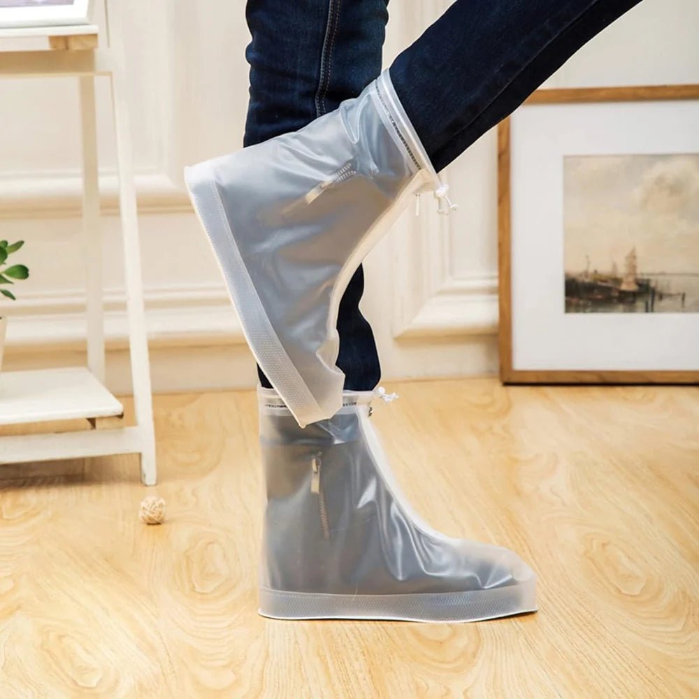Reusable Waterproof Silicone Shoe Covers (Pack of 2)