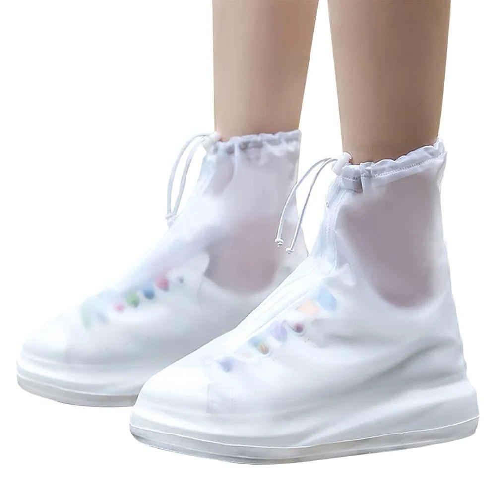 Reusable Waterproof Silicone Shoe Covers (Pack of 2)