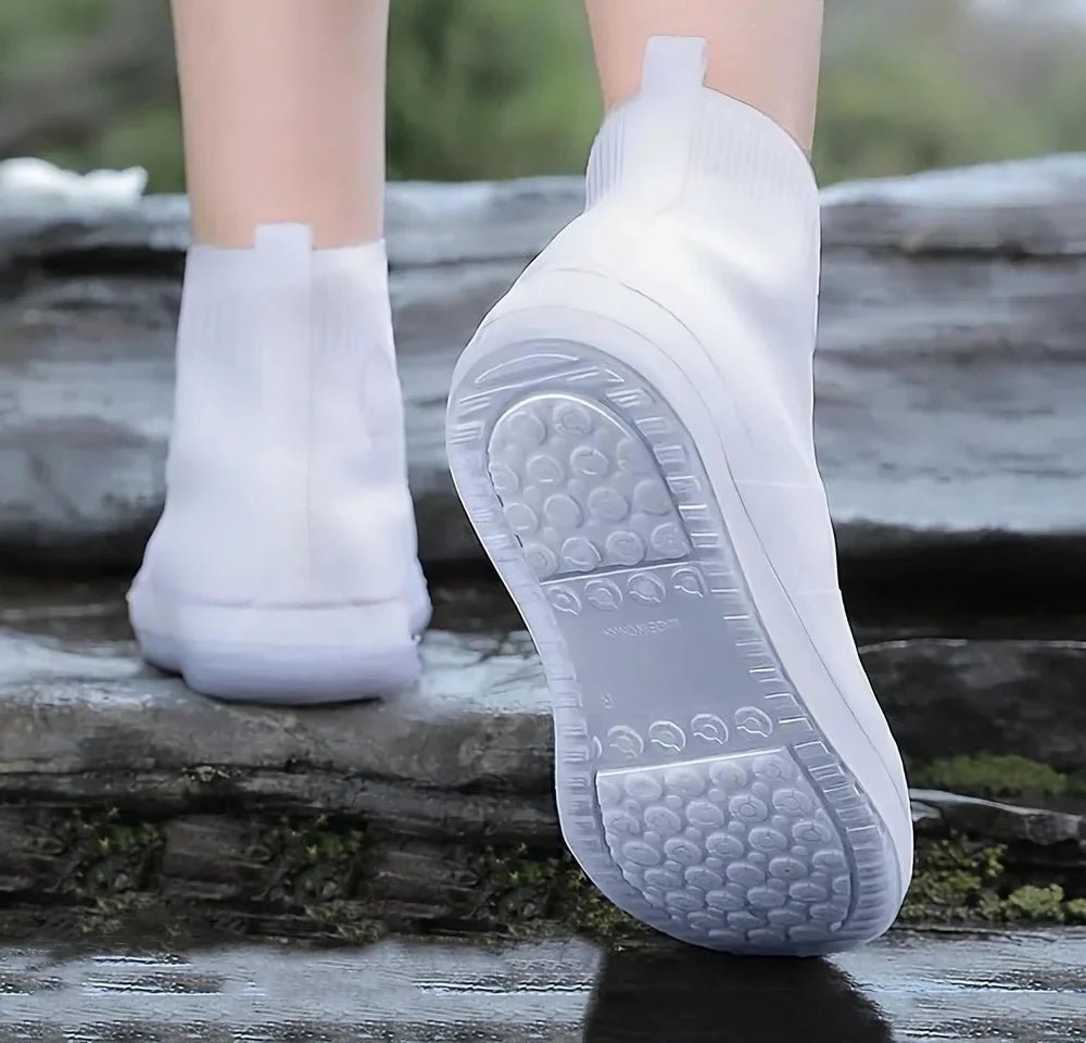Reusable Waterproof Silicone Shoe Covers (Pack of 2)